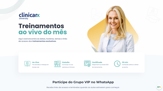 treinamentos ao vivo